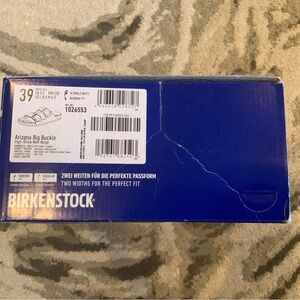 Birkenstock Arizona Big Buckle Blue Box
